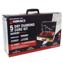 5pc Dry Diamond Core Kit