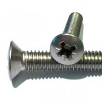 Pozi Raised Countersunk Head Machine Screws