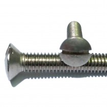 Slotted Raised Countersunk Head Machine Screws