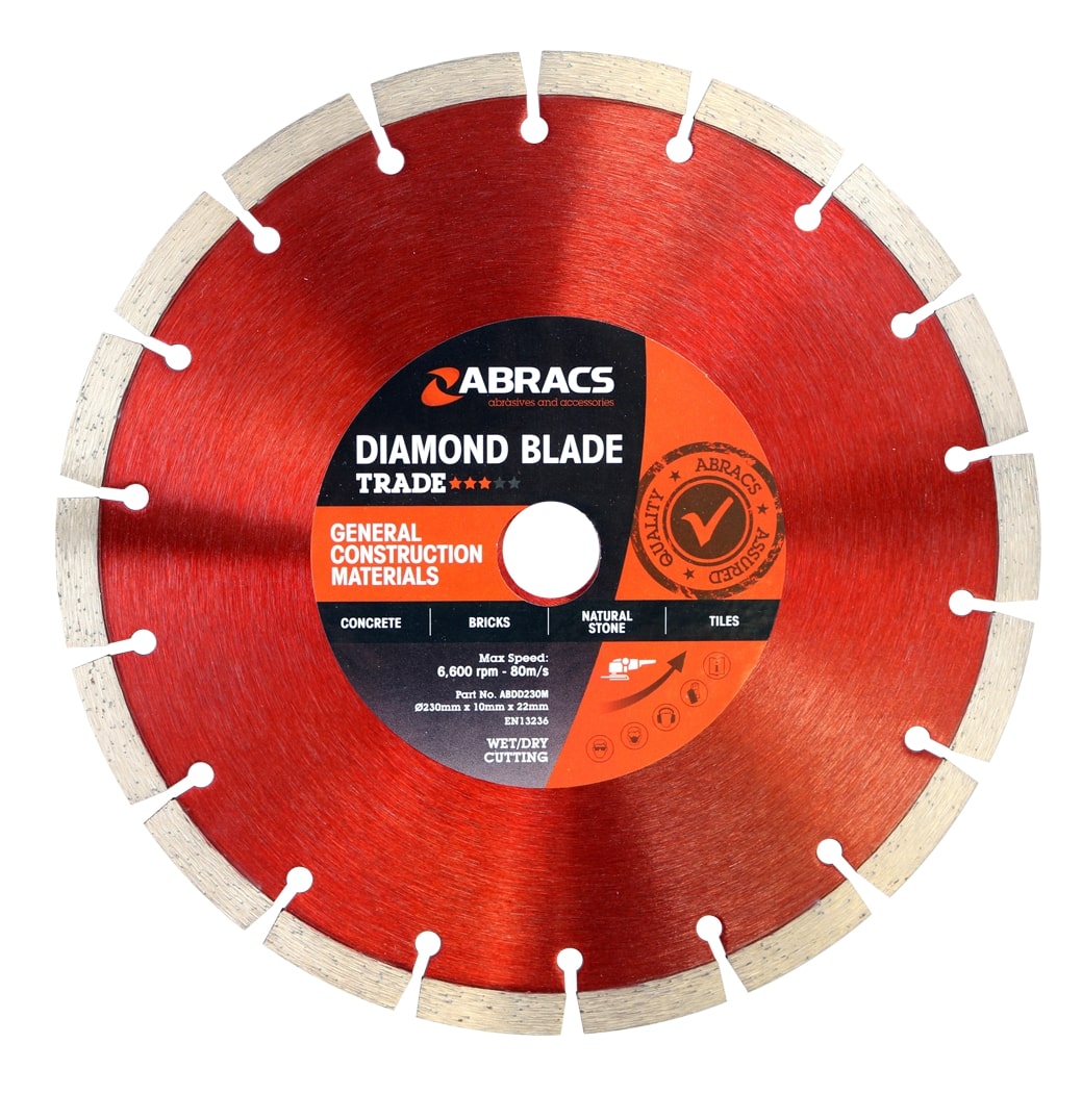 Abracs GCM Diamond Blade 230mm x 10mm x 22mm 