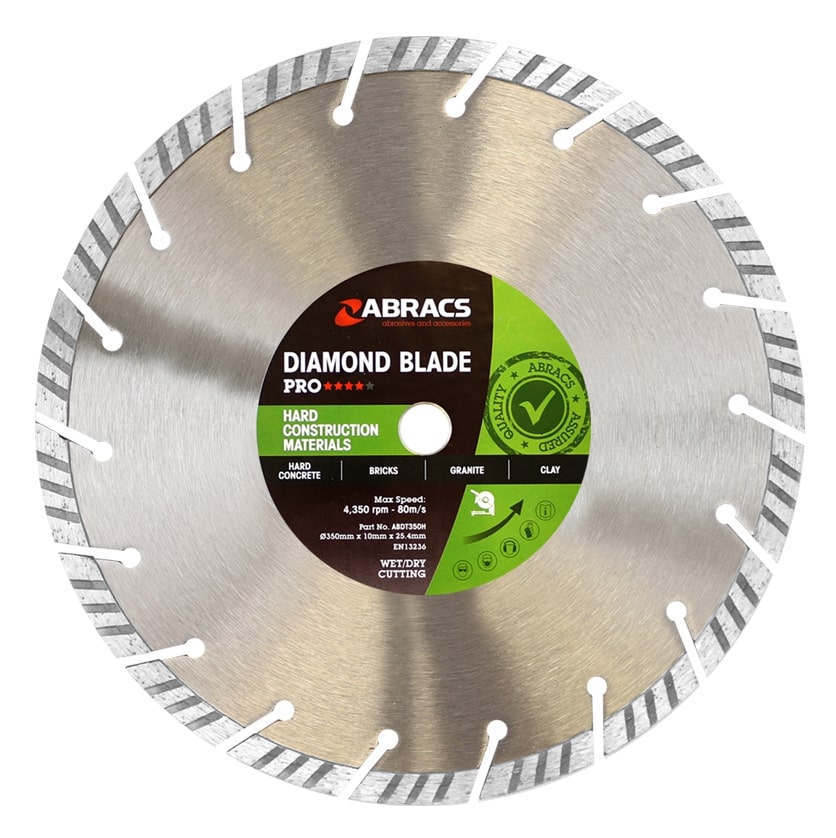 Abracs HCM Diamond Blade 350mm x 10mm 25.4mm