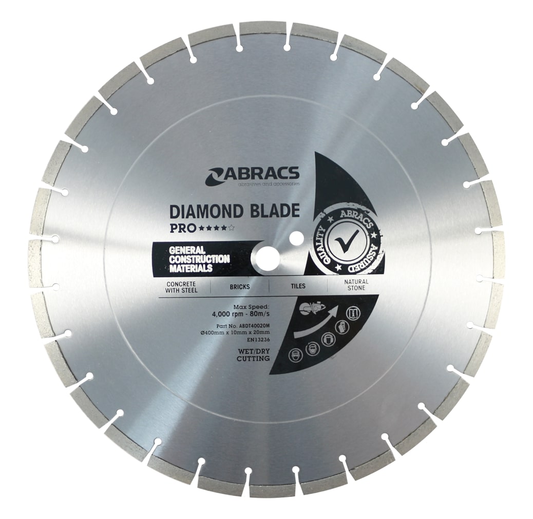 Abracs GCM Diamond Blade 400mm x 10mm x 20mm