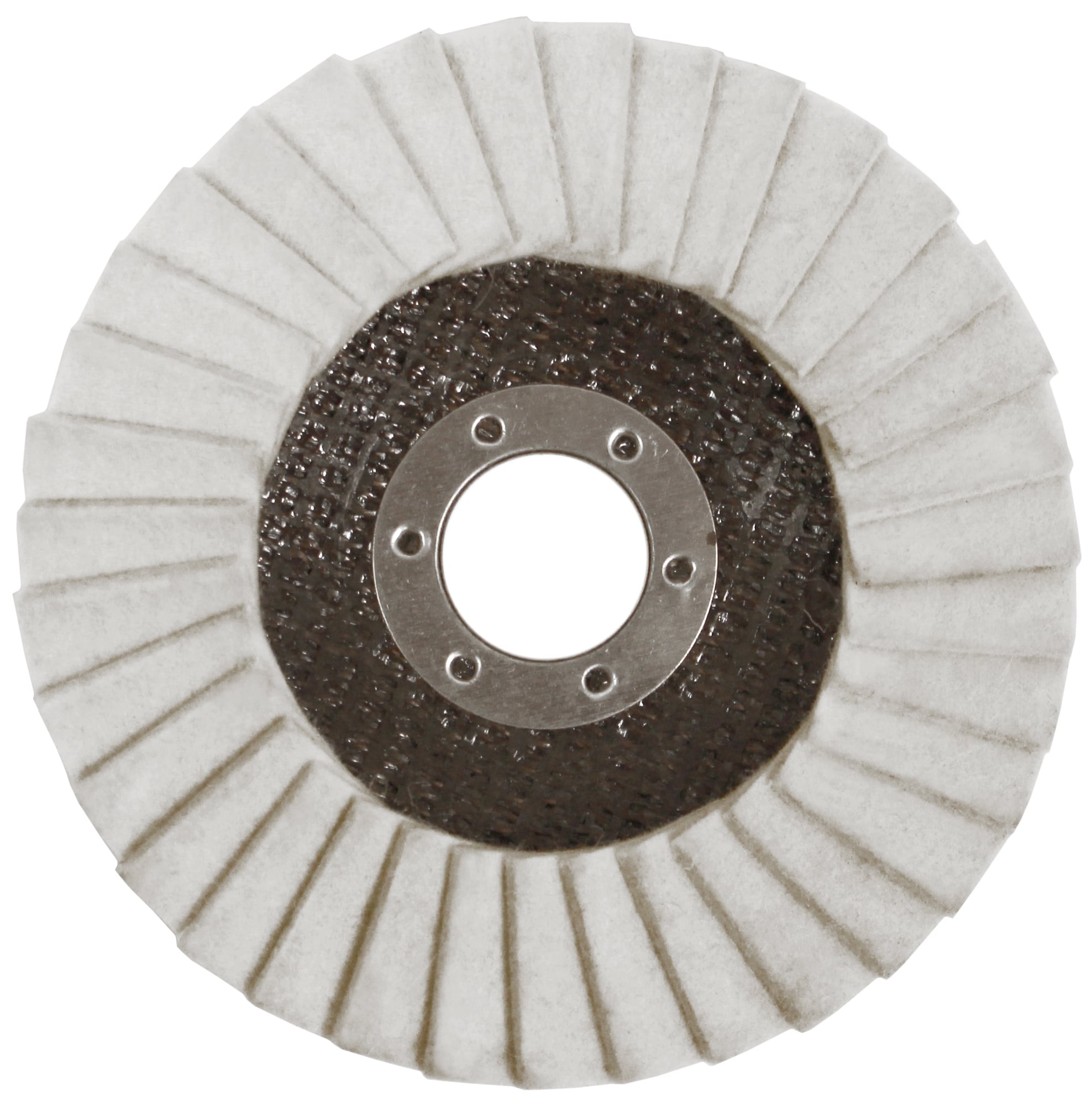 Abracs  115mm x 22mm FELT POLISHING FLAP DISC