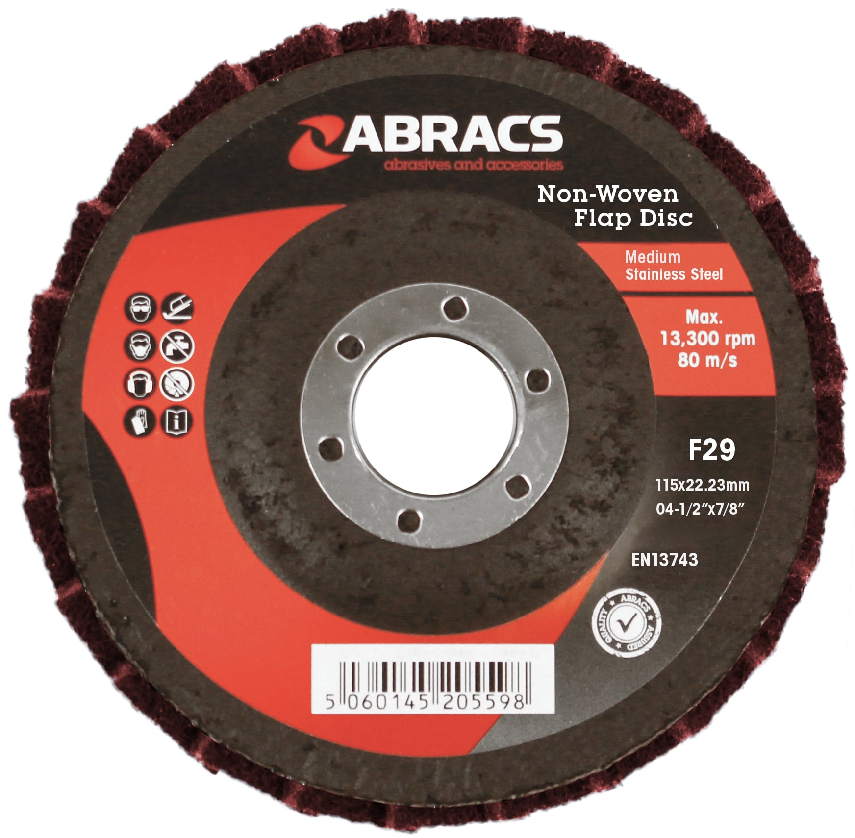 Abracs Polirico Disc 115mm Maroon (Medium)