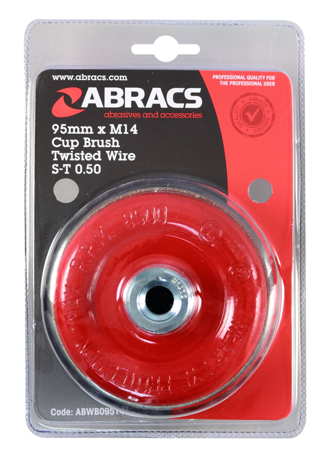 Abracs  95mm x M14 T/KNOT WIREBRUSH