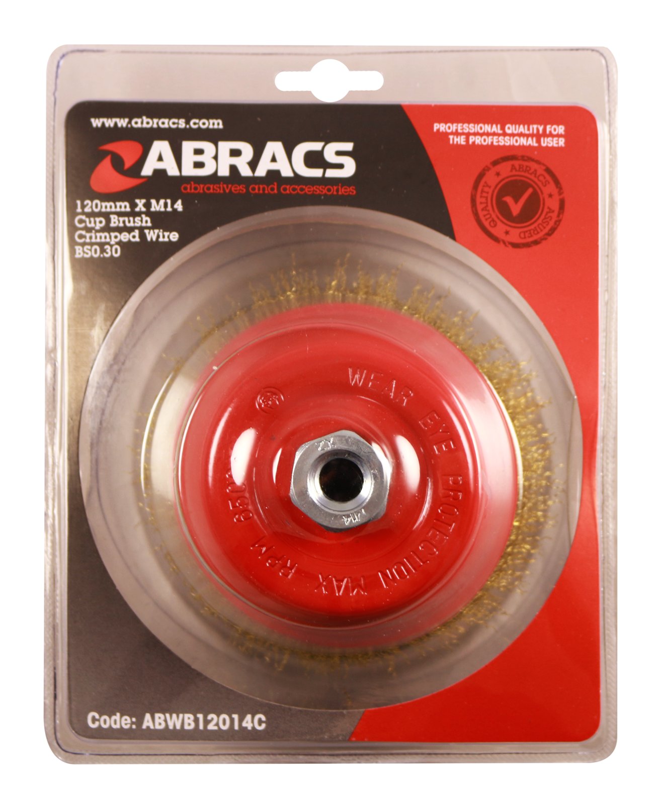 Abracs  120mm x M14 CRIMP WIREBRUSH