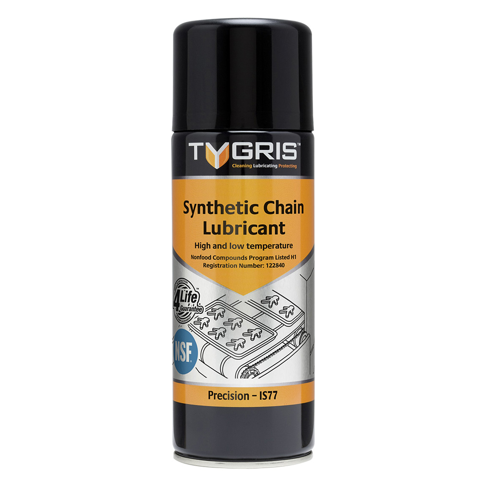 Tygris " PRECISION" Food Area Synthetic Chain Lubricant - 400 ml F477