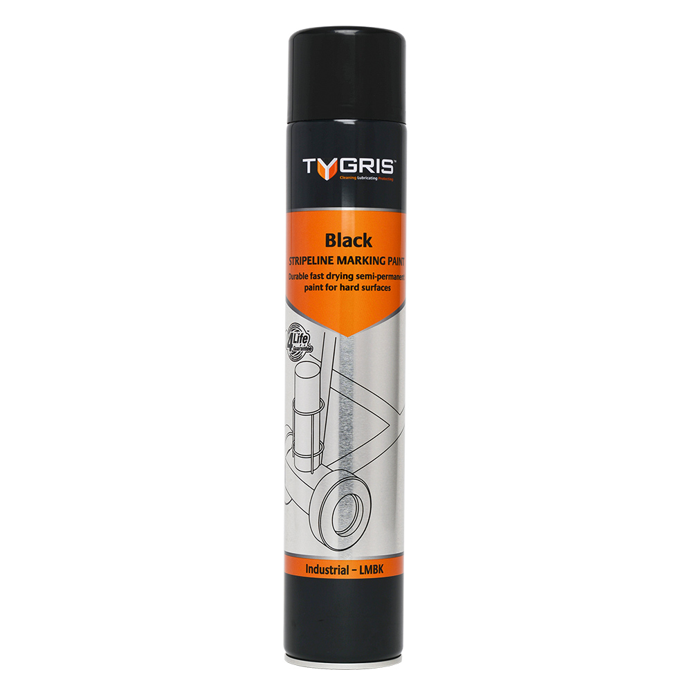 TYGRIS Stripeline Marking Paint Black - 750 ml LMBK 