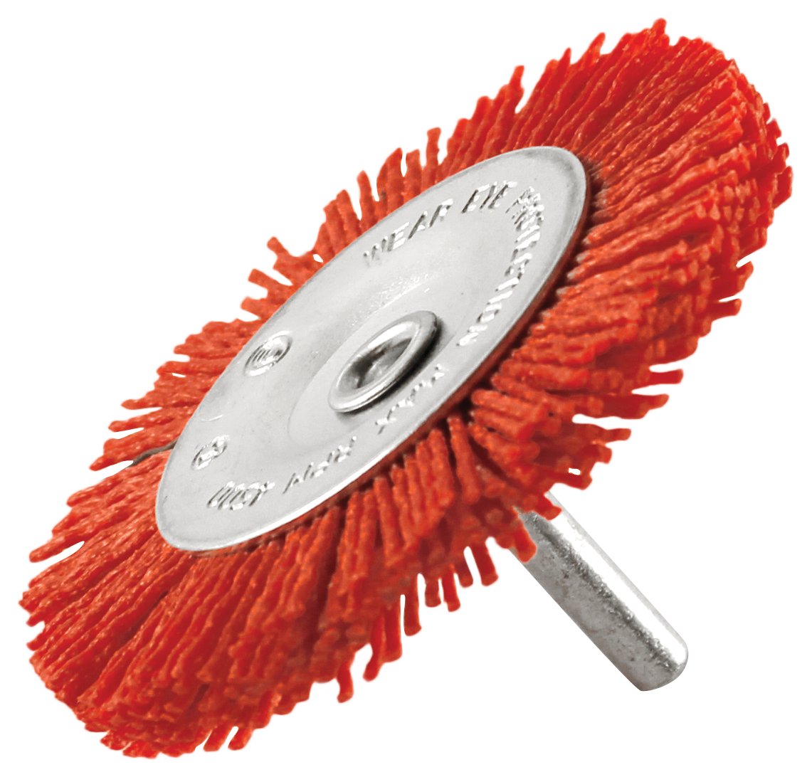 Abracs  50mm FILAMENT CIRCULAR BRUSH - RED 