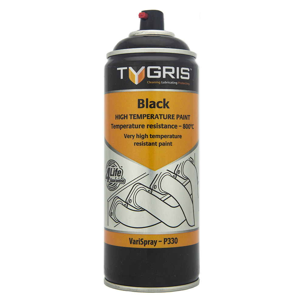 TYGRIS Black High Temperature Paint - 400 ml P330 