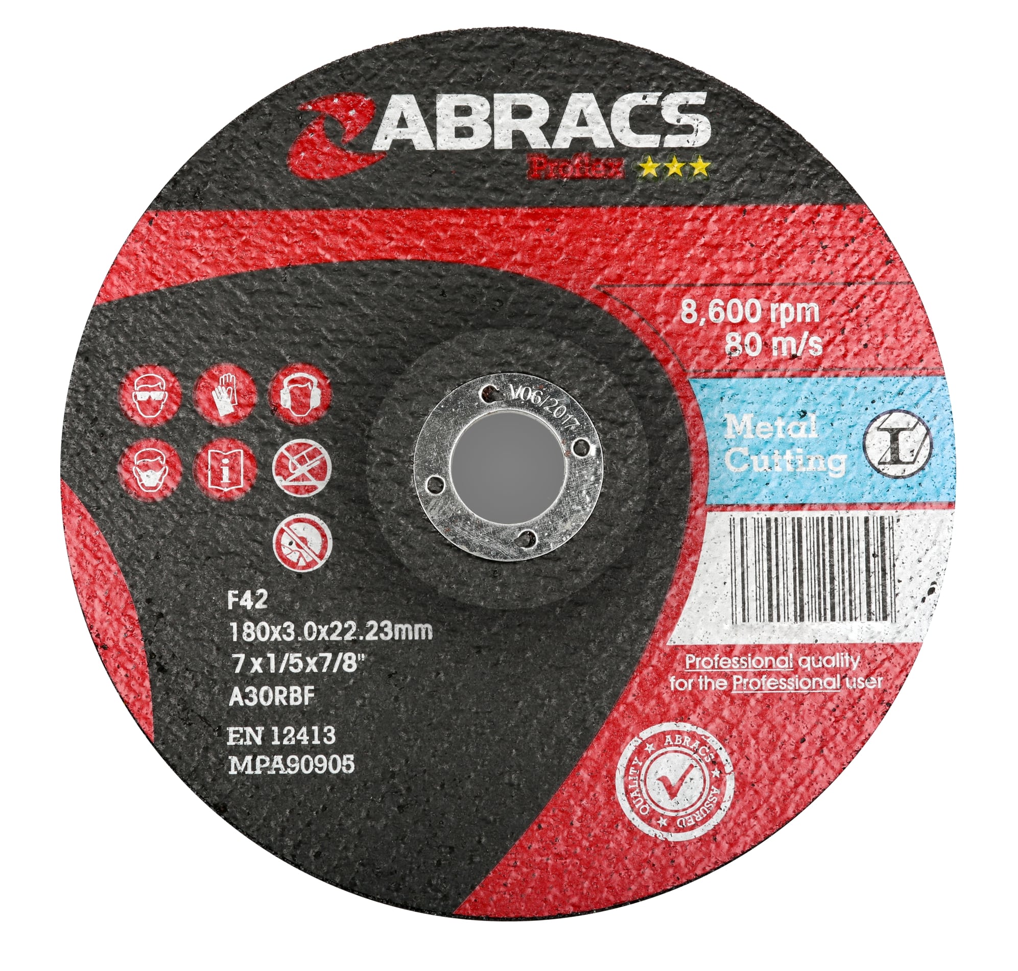Abracs  PROFLEX 178mm x 3mm x 22mm DPC METAL Cutting Disc
