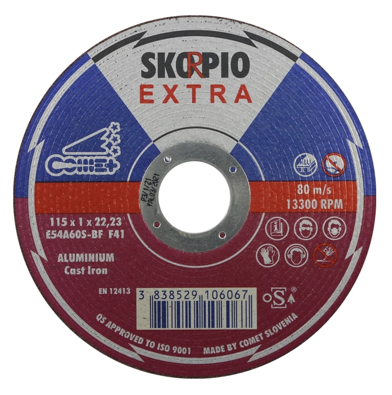 Abracs  115mm x 1.0mm x 22mm PHOENIX EXTRA ALI Cutting Disc