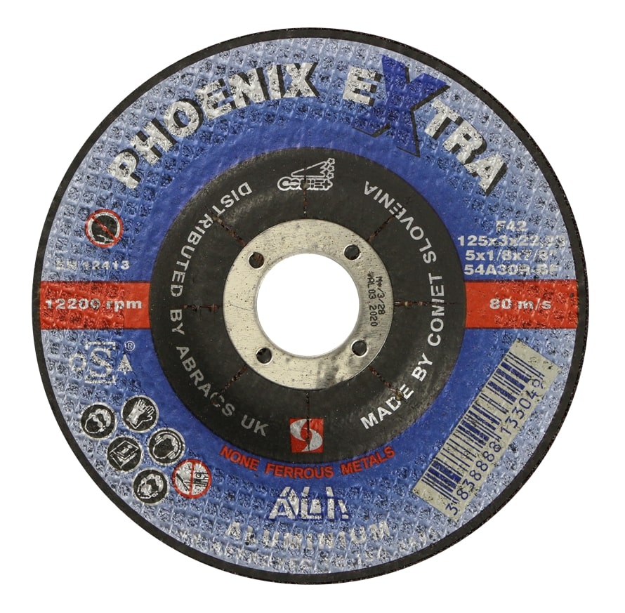 Abracs  125mm x 3mm x 22mm PHOENIX EXTRA ALI Cutting Disc