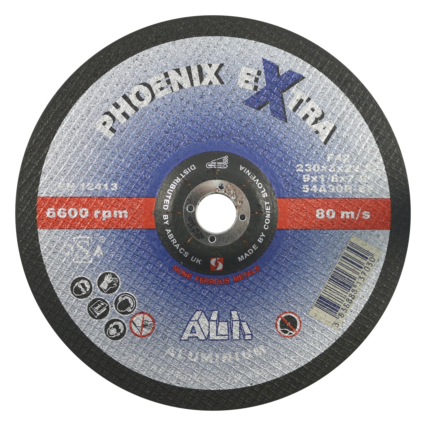 Abracs  230mm x 3mm x 22mm PHOENIX EXTRA ALI Cutting Disc