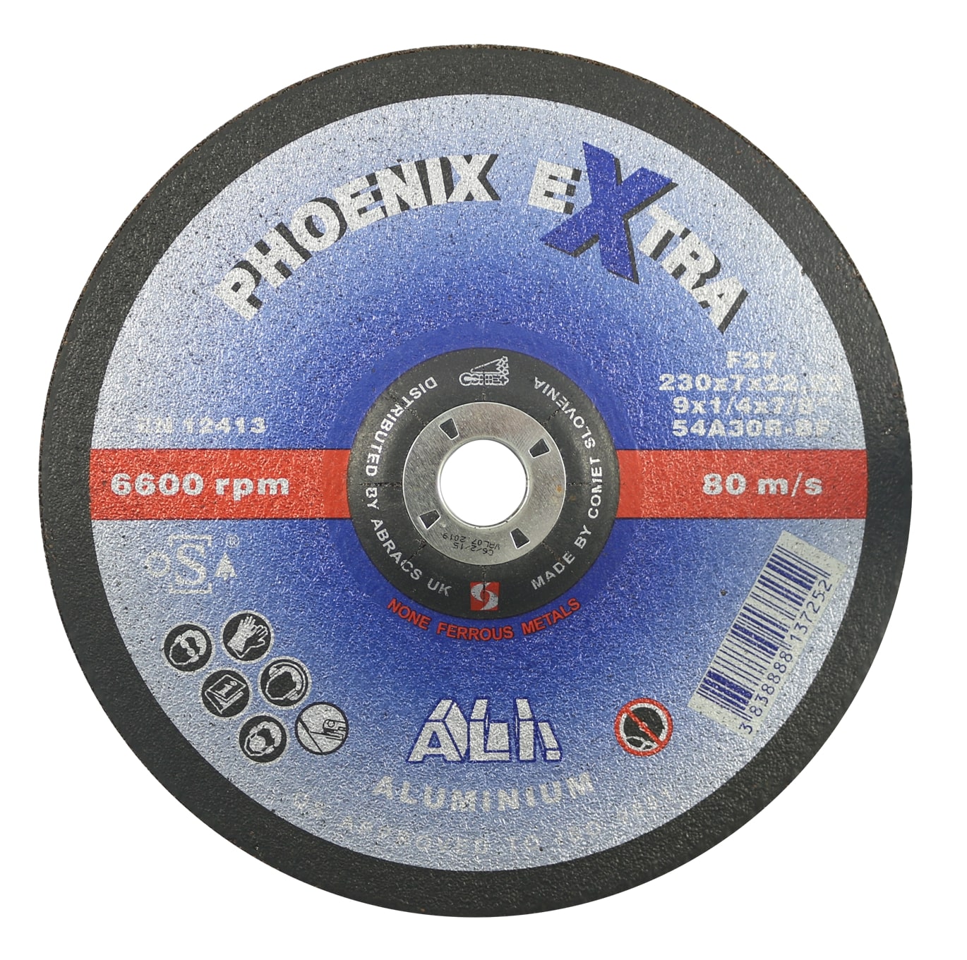 Abracs  230mm x 7mm x 22mm PHOENIX EXTRA ALI Cutting Disc