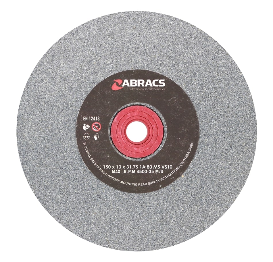 Abracs  150mm x 13mm x 80g AL/OX BENCH GRINDING WHEEL