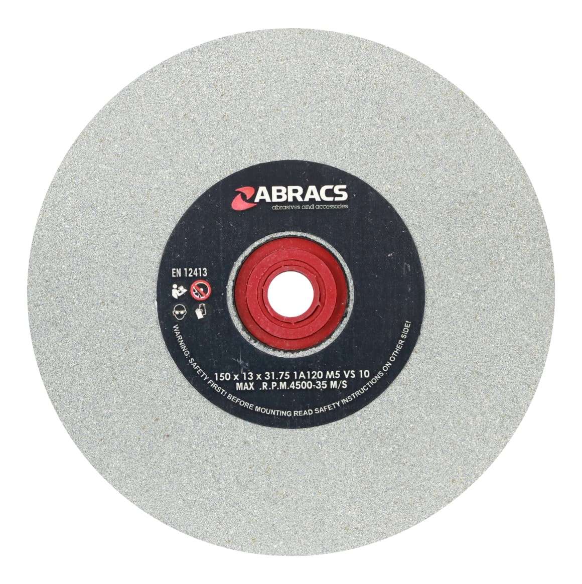 Abracs  150mm x 13mm x 120g AL/OX BENCH GRINDING WHEEL