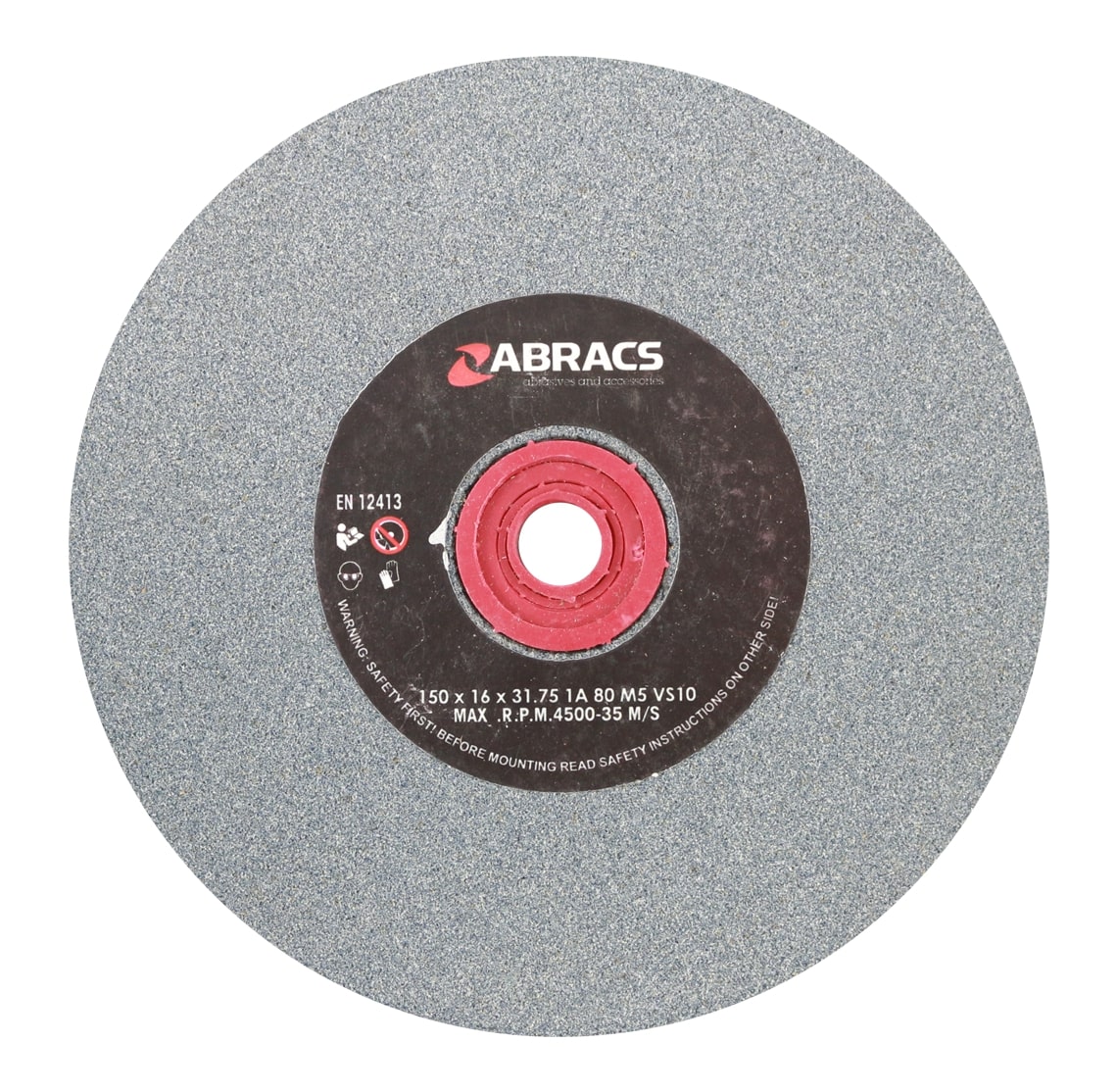 Abracs  150mm x 16mm x 80g AL/OX BENCH GRINDING WHEEL