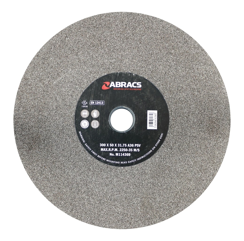 Abracs   300mm x 50mm x 36g AL.OX BENCH GRINDING WHEEL