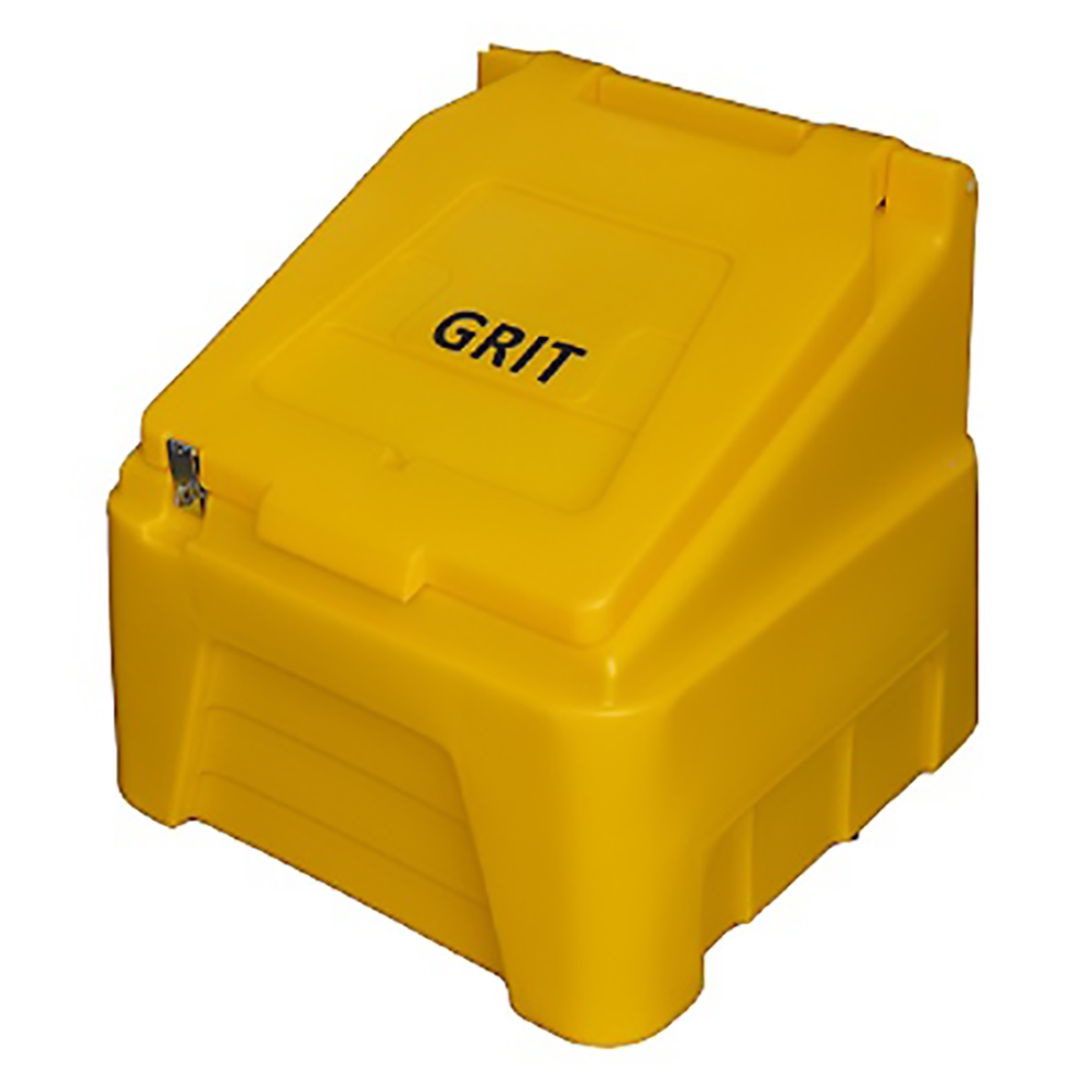 Static Grit Bin - 200 Ltr Yellow Litre GB200 