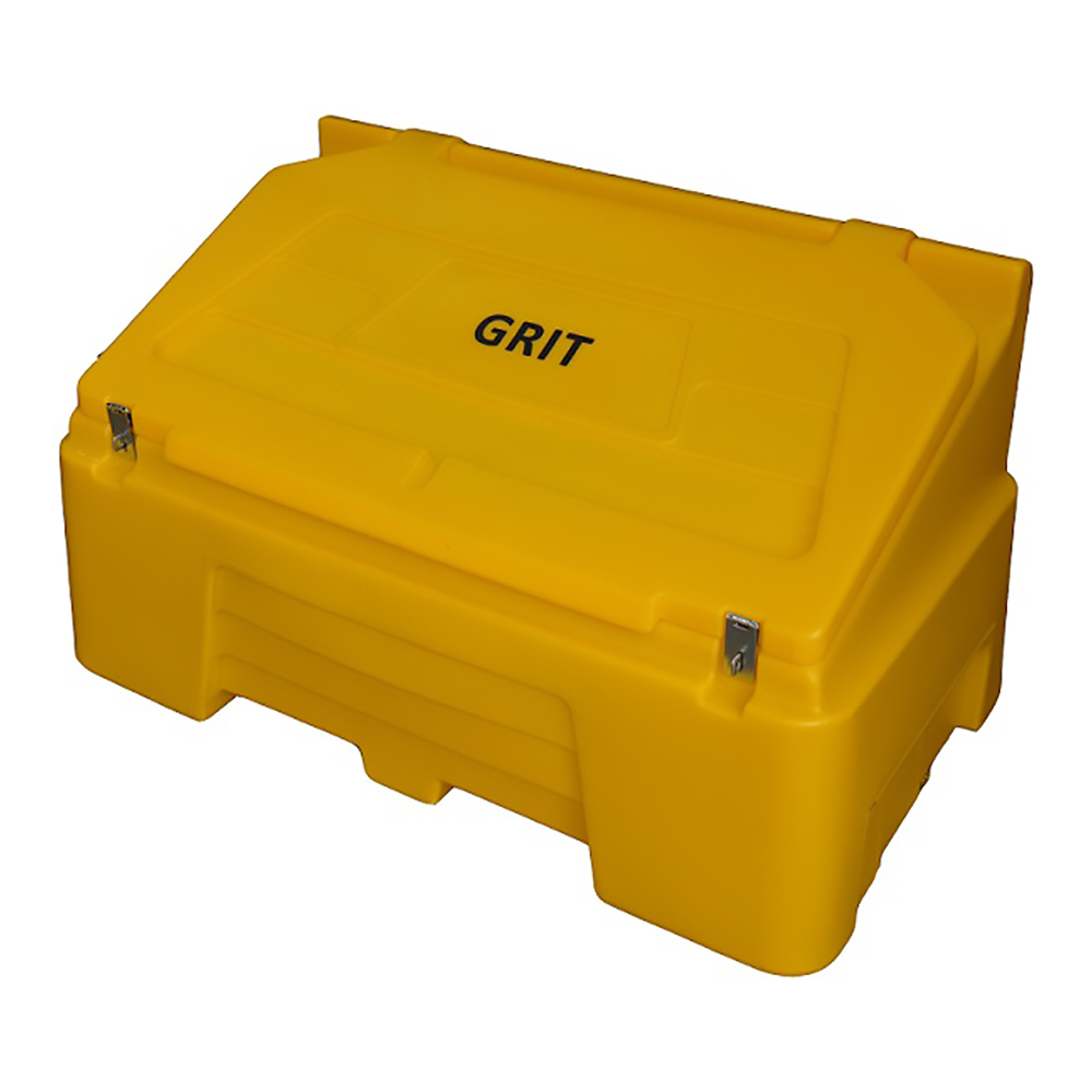 TYGRIS Static Grit Bin - 400 Ltr Yellow. Litre SGB400 