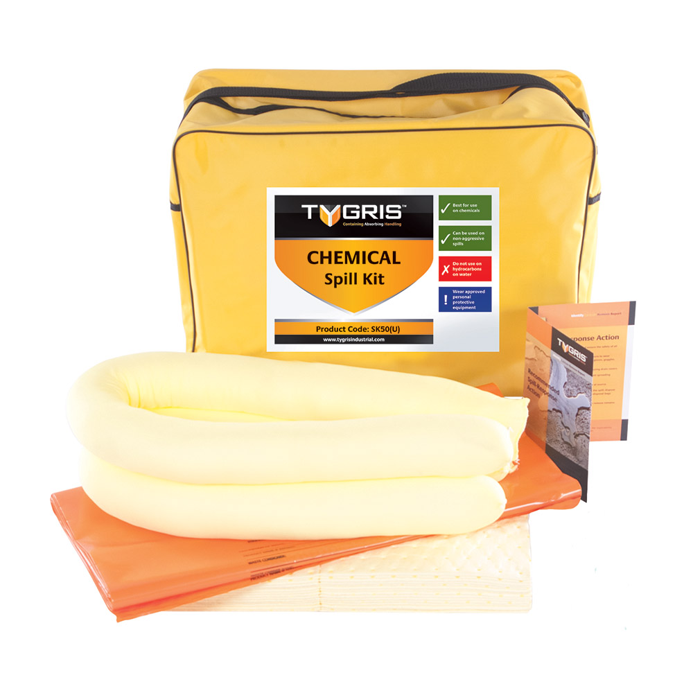 TYGRIS On-The-Go Chemical Spill Kit - 50 Litre SK50(U) 