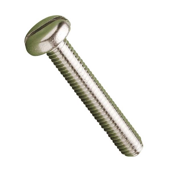 M6 X 35 SLTD PAN M/C SCREWS A4     DIN 85