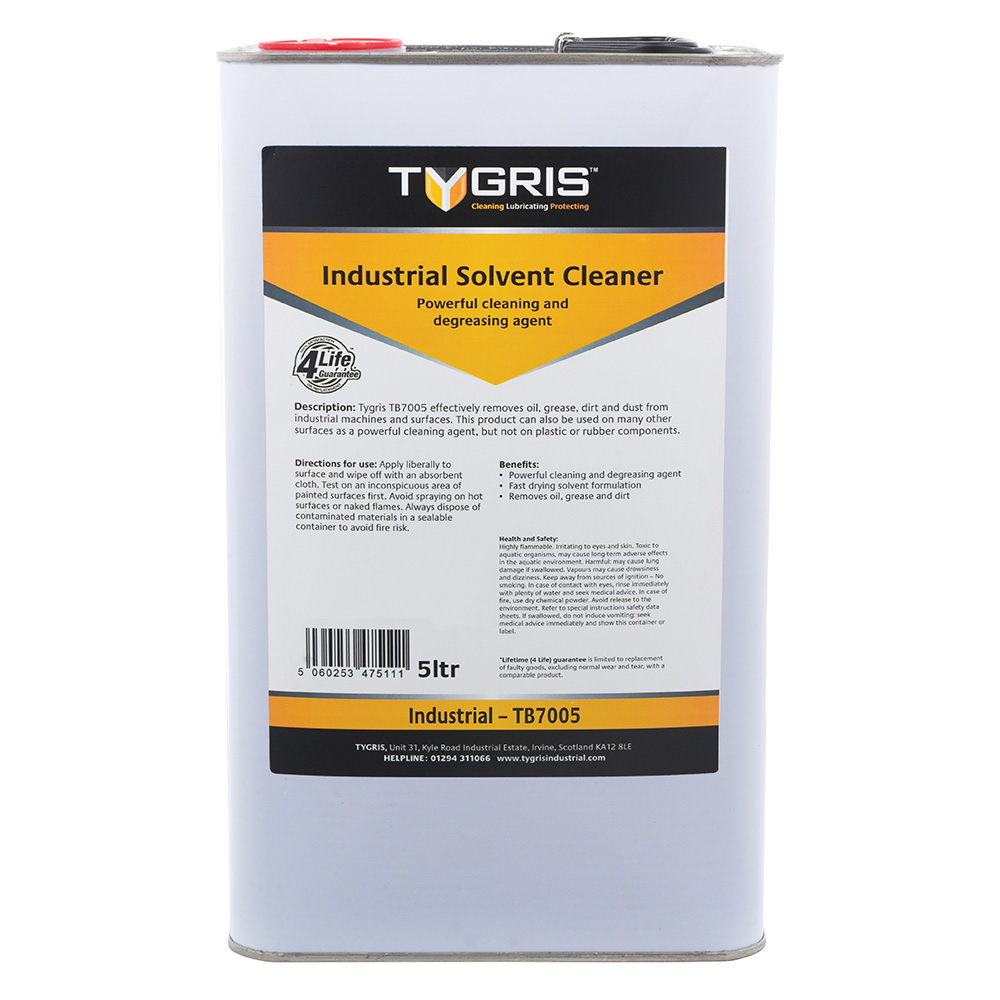 TYGRIS Industrial Solvent Cleaner - 5 Litre TB7005 