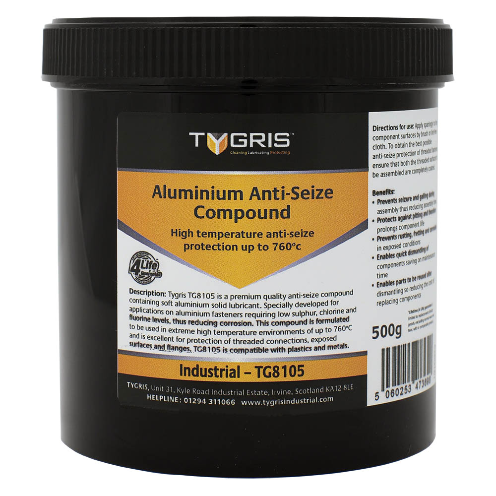 TYGRIS Aluminium Anti-Seize Compound - 500 gm TG8105 