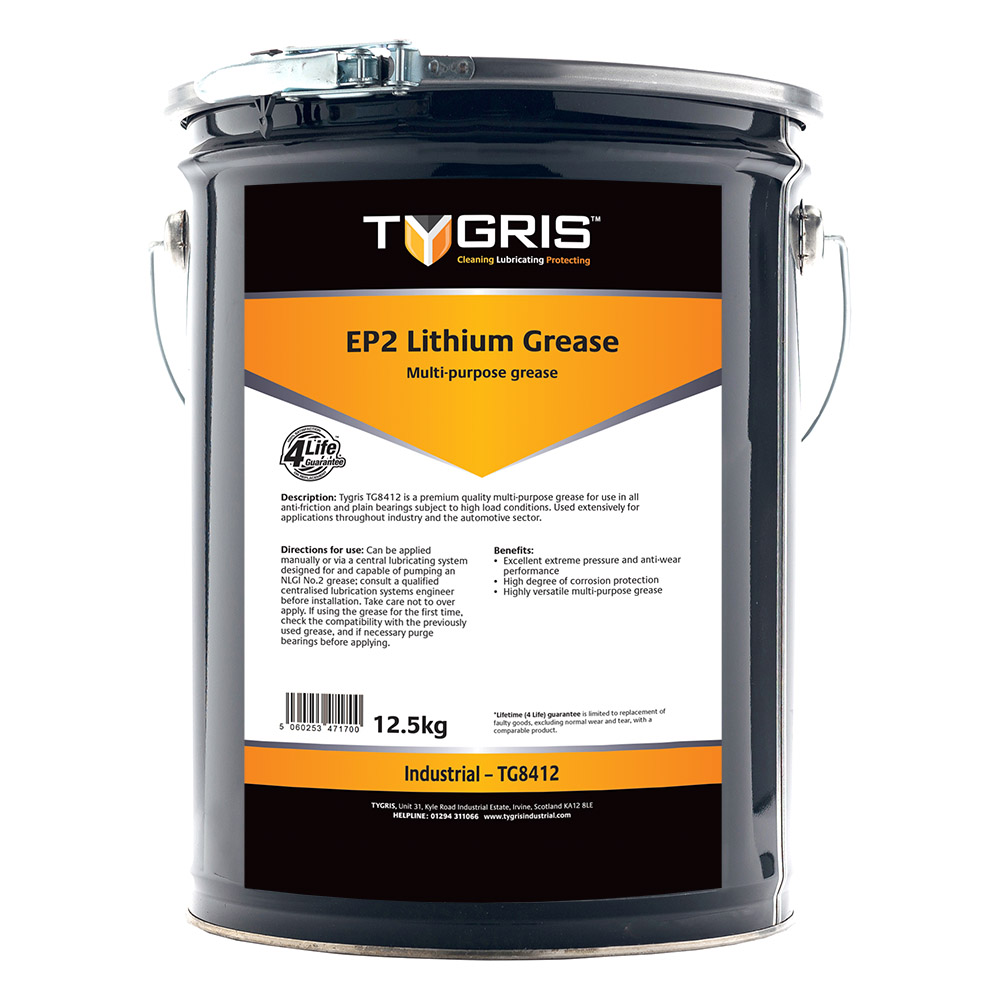 TYGRIS Lithium EP2 Grease - 12.5 Kg TG8412 