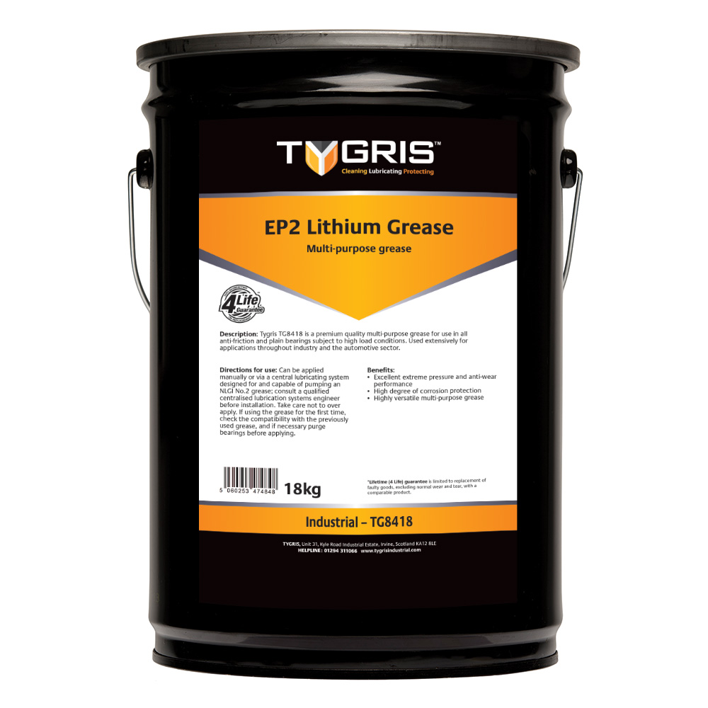 TYGRIS Lithium EP2 Grease - 18 Kg TG8418 