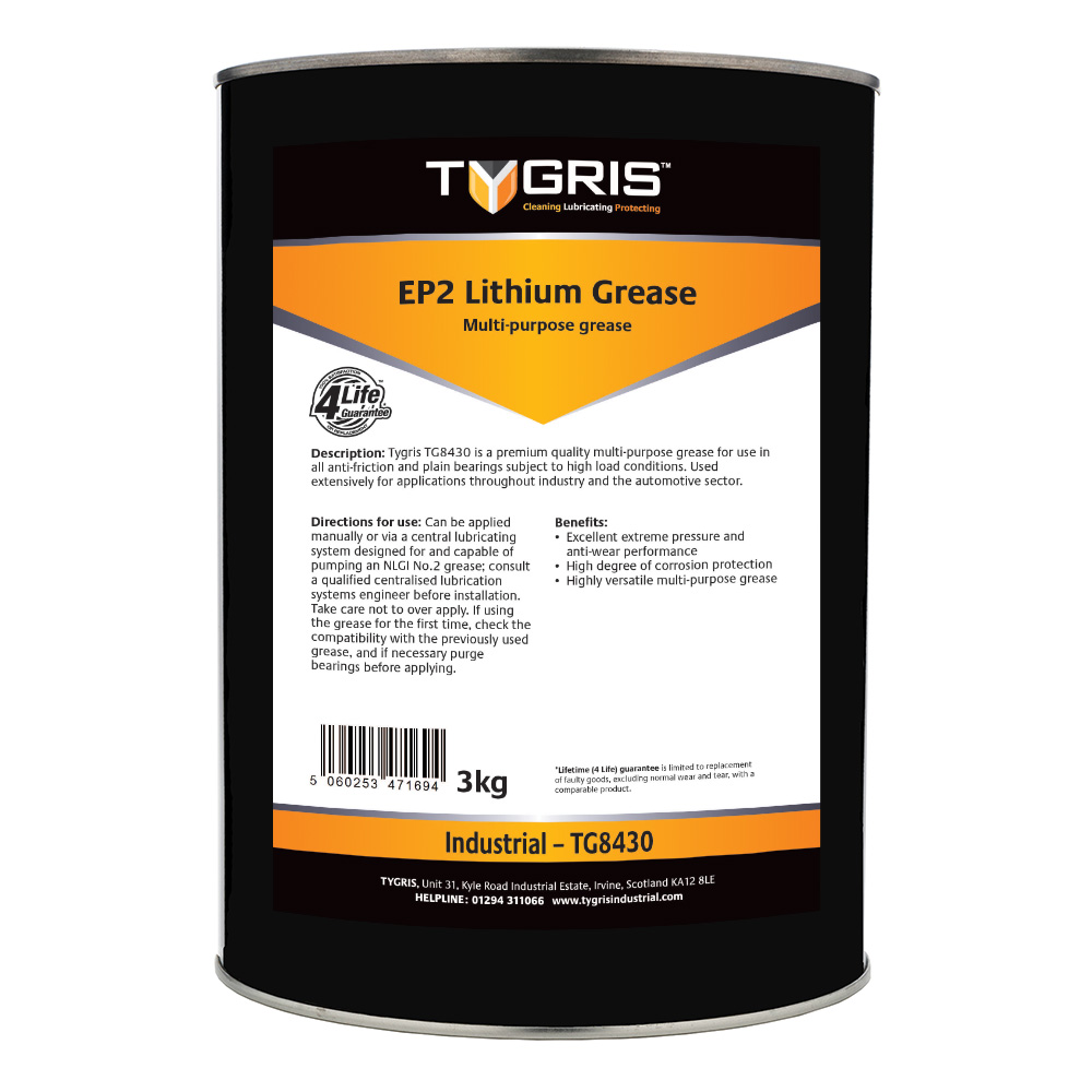TYGRIS Lithium EP2 Grease - 3 Kg TG8430 
