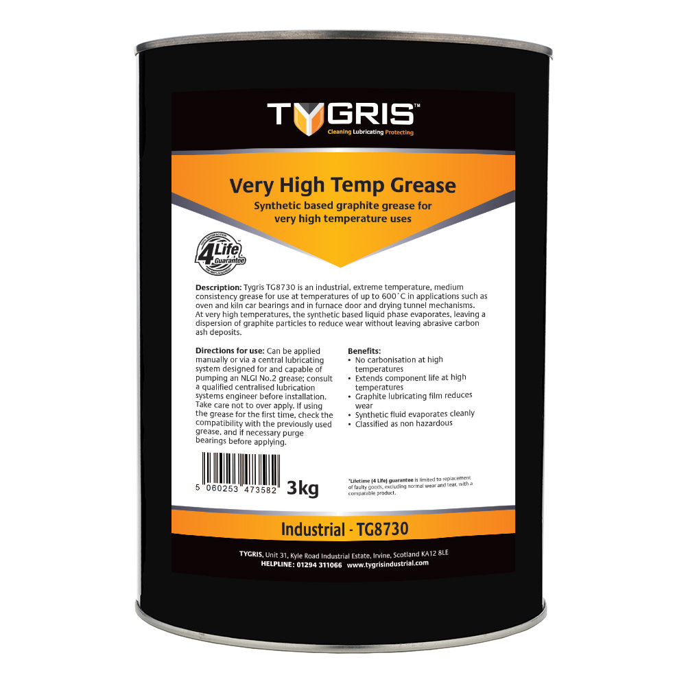 TYGRIS Very High Temperature 2 Grease - 3 Kg TG8730 