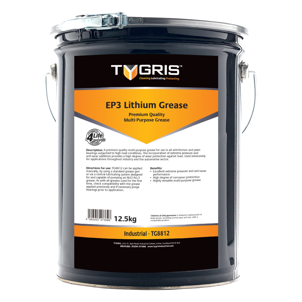 TYGRIS Lithium EP3 Grease - 12.5 Kg TG8812 
