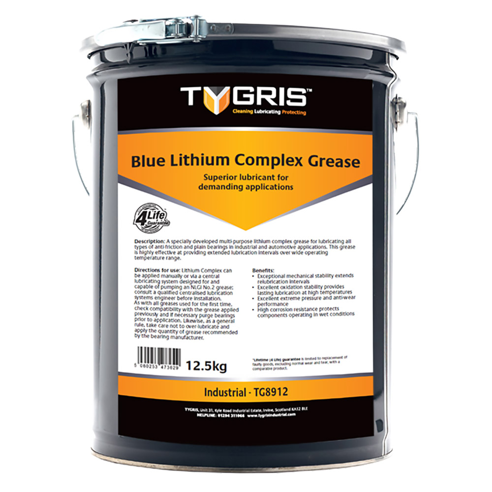 TYGRIS Blue Lithium Complex Grease - 12.5 Kg TG8912 