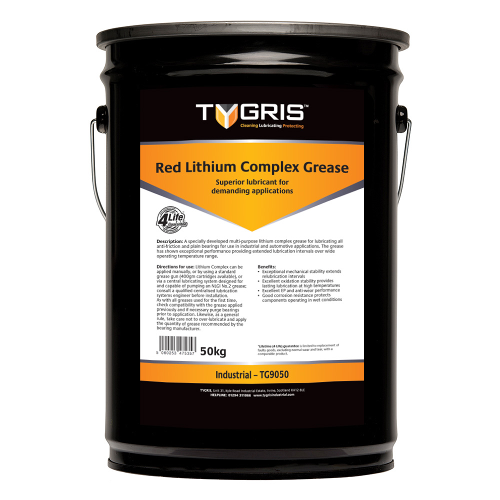 TYGRIS Red Lithium Complex Grease - 50 Kg TG9050 