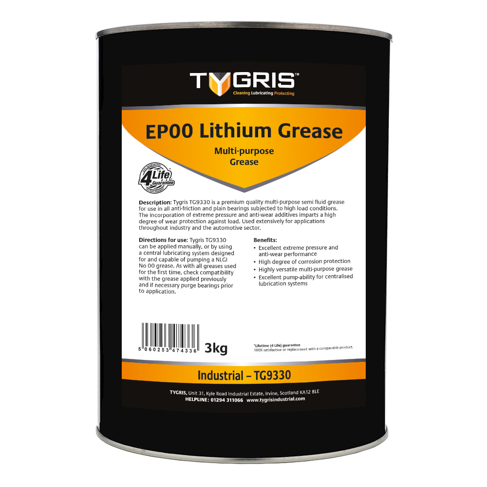 TYGRIS Lithium EP00 Grease - 3 Kg TG9330 