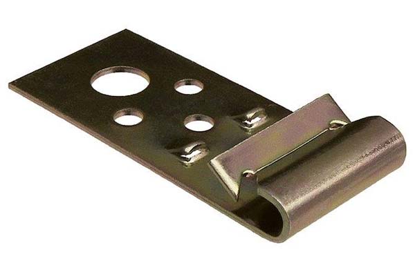 JCP 20mm x 42mm Vertical Flange Clip - Steel Plated