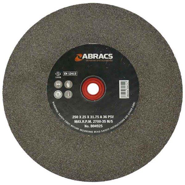 Abracs  300mm x 32mm x 80g AL/OX BENCH GRINDING WHEEL