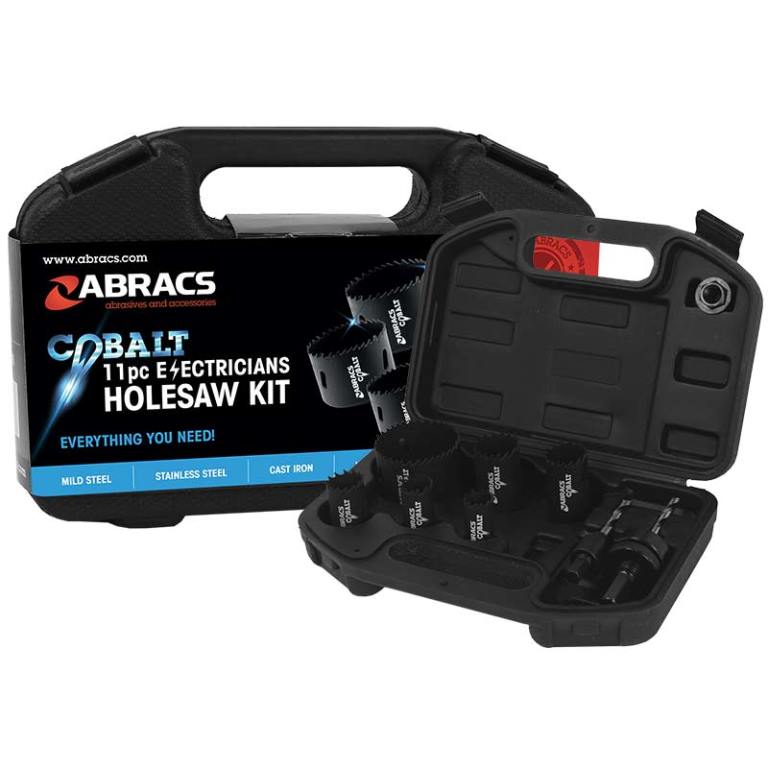 Abracs  11pc ELECTRICIANS HOLE SAW KIT