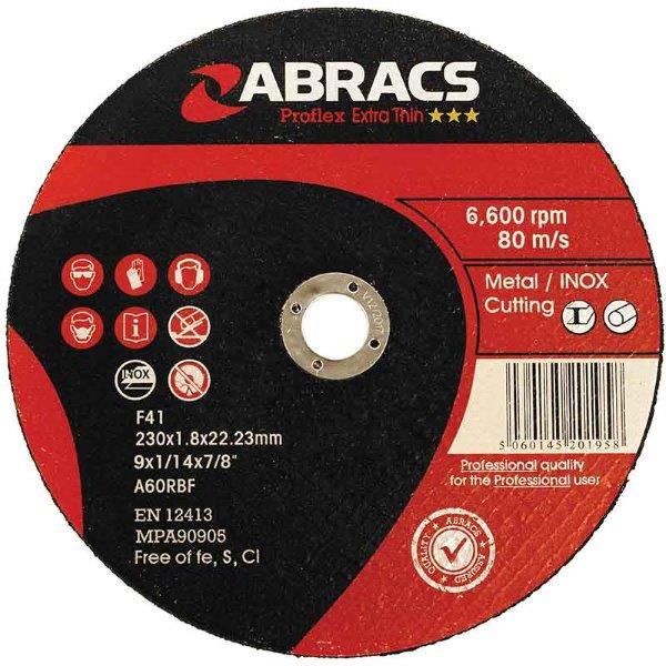 Abracs  PROFLEX 115mm x 1.0mm INOX (BULK) Cutting Disc