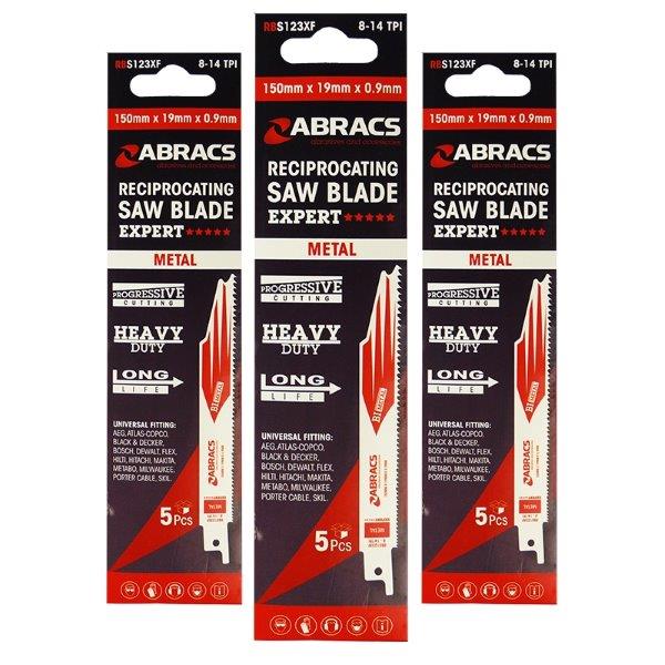 Abracs   Recip Saw Blade 150x19x0.9mm - Metal(5)
