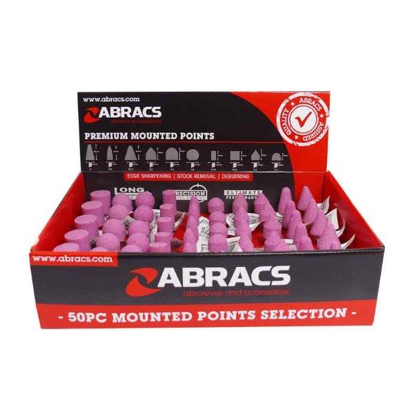Abracs   50pc Mounted Point Display Pack
